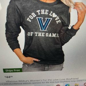 Woman’s Villanova Shirt S NWOT